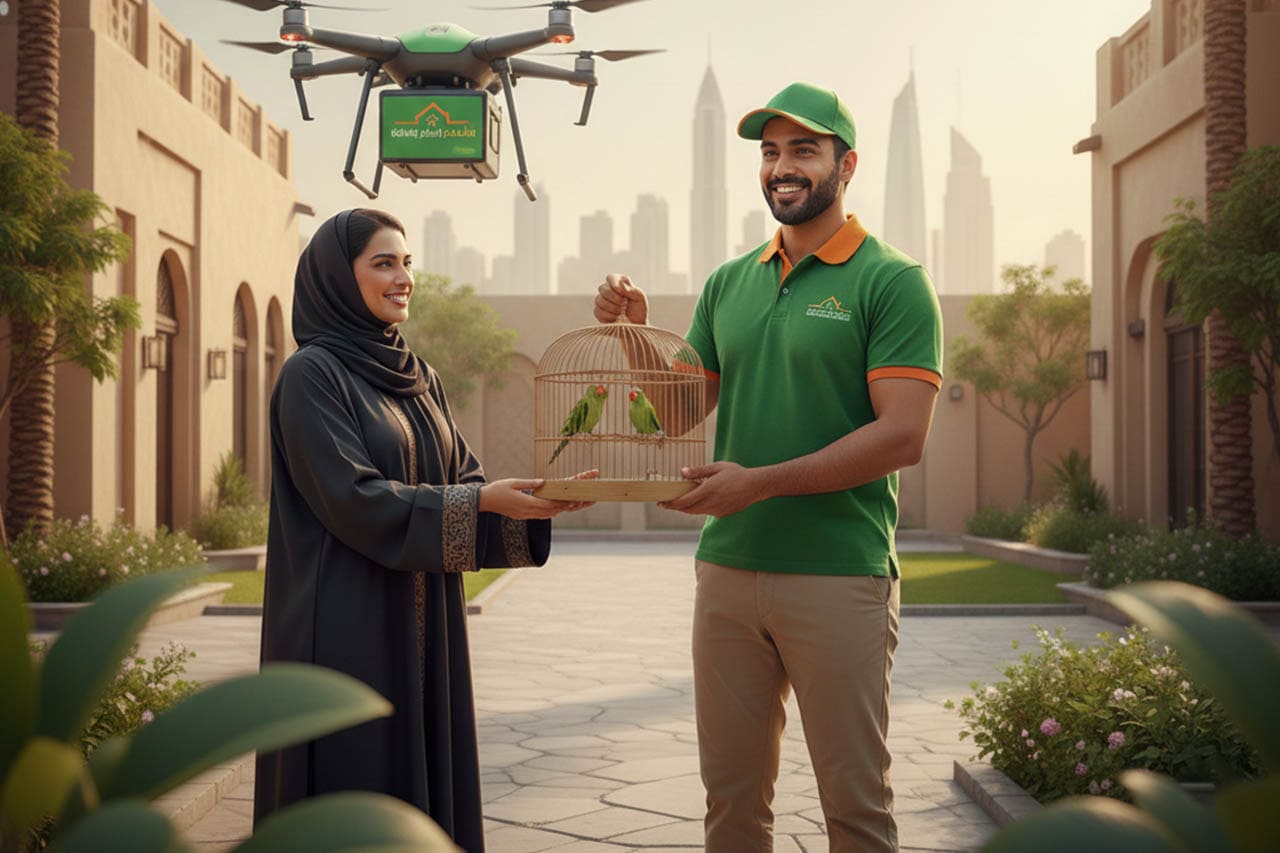 خدمة توصيل الطيور في الإمارات | شركة ياينك لخدمات التوصيل